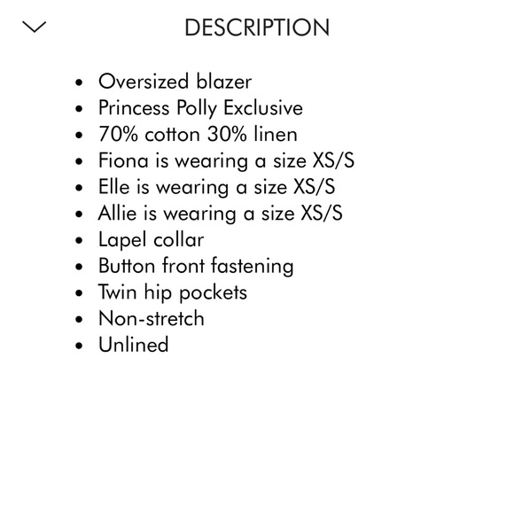 AMBER OVERSIZED LINEN BLAZER BEIGE - Picture 14 of 15